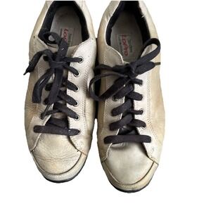 FootJoy LoPro Women's Spikeless Golf Tan   Size 8 Taupe Suede Sneakers 97276